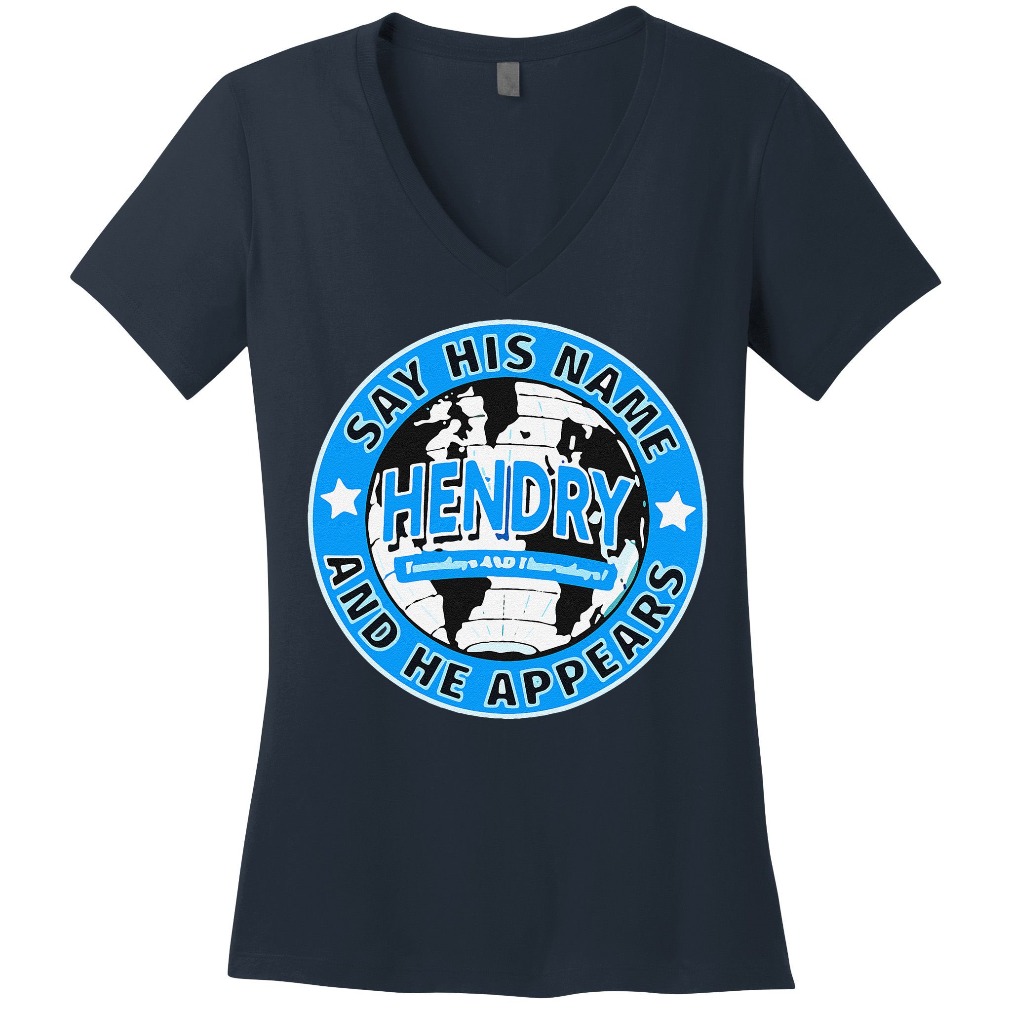 Say His Name And He Appears Joe Hendry Women's V-Neck T-Shirt