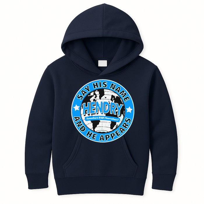 Say His Name And He Appears Joe Hendry Kids Hoodie
