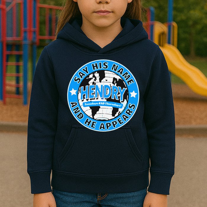 Say His Name And He Appears Joe Hendry Kids Hoodie