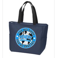 Say His Name And He Appears Joe Hendry Zip Tote Bag