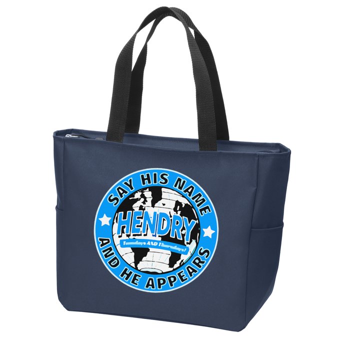 Say His Name And He Appears Joe Hendry Zip Tote Bag