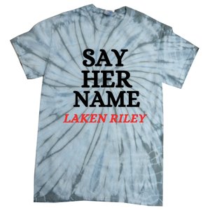 Say Her Name Laken Riley Tie-Dye T-Shirt