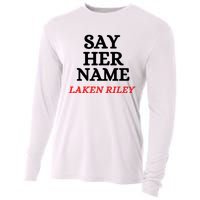 Say Her Name Laken Riley Cooling Performance Long Sleeve Crew