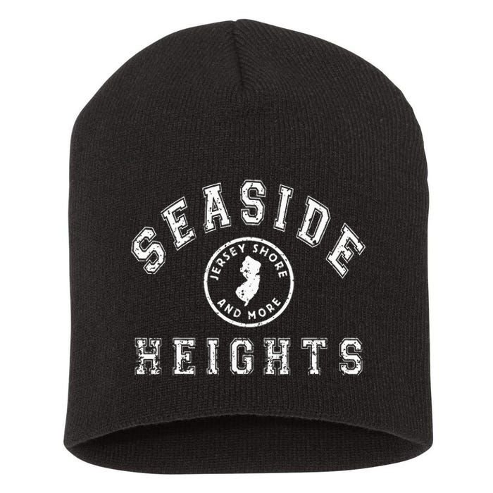 Seaside Heights NJ Jersey Shore New Jersey Graphic Short Acrylic Beanie