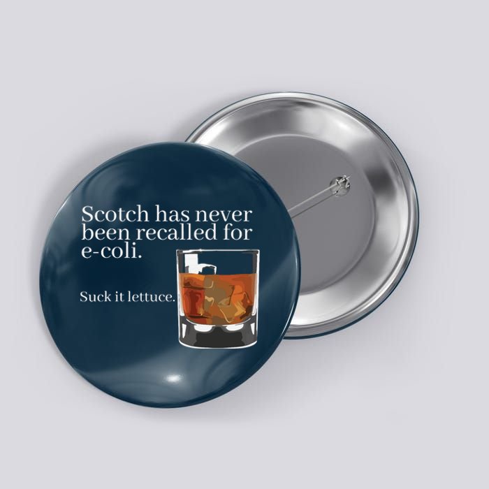 Scotch Has Never Been Recalled For EColi Funny Whisky Button