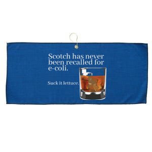 Scotch Has Never Been Recalled For EColi Funny Whisky Large Microfiber Waffle Golf Towel