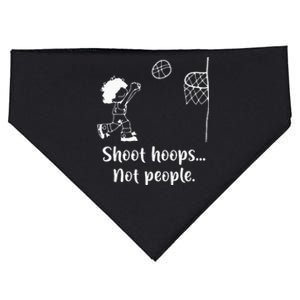 Shoot Hoops Not People USA-Made Doggie Bandana