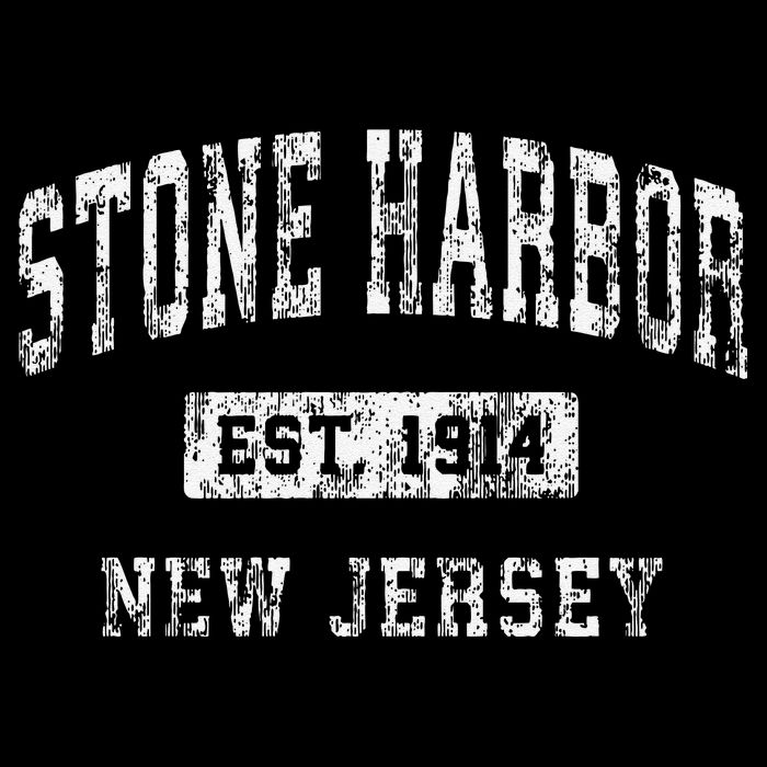 Stone Harbor New Jersey Nj Vintage Established Bucket Hat