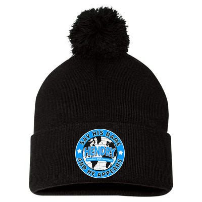 Say His Name And He Appears Joe Hendry Pom Pom 12in Knit Beanie