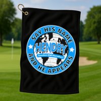 Say His Name And He Appears Joe Hendry Golf Towel