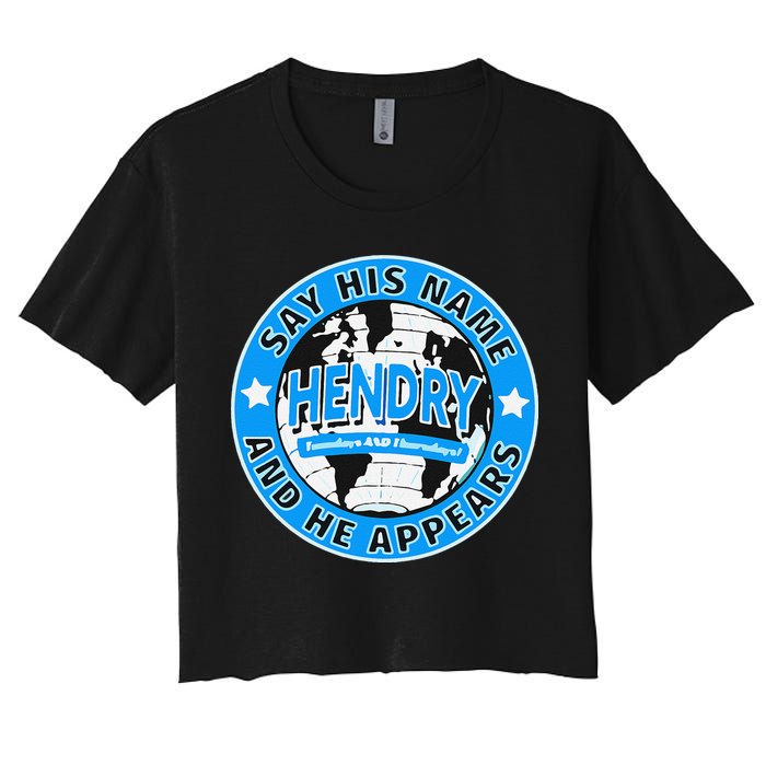 Say His Name And He Appears Joe Hendry Crop Top