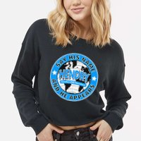 Say His Name And He Appears Joe Hendry Cropped Pullover Crew