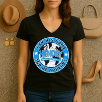 Say His Name And He Appears Joe Hendry Women's V-Neck T-Shirt