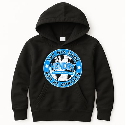 Say His Name And He Appears Joe Hendry Kids Hoodie
