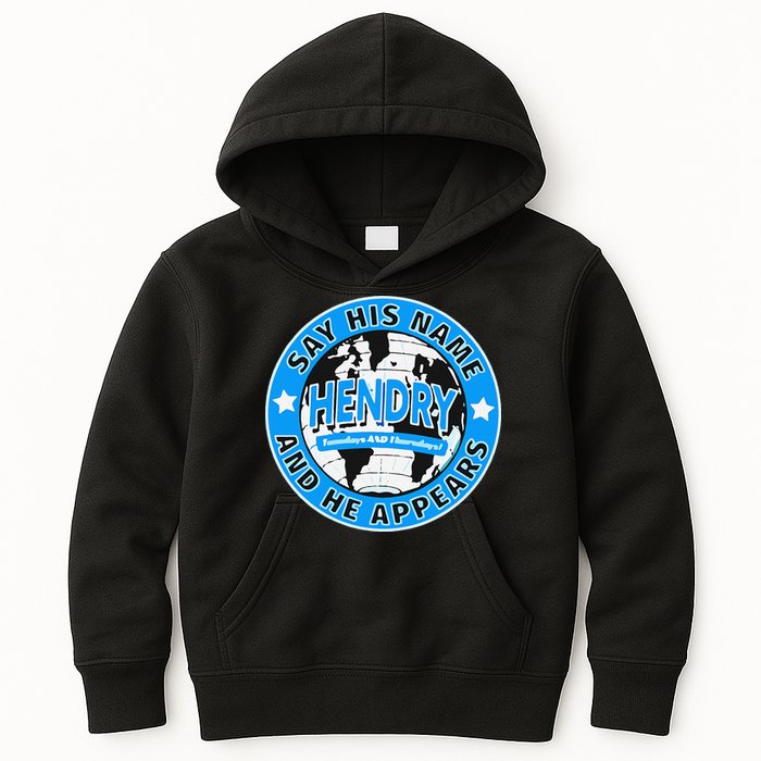 Say His Name And He Appears Joe Hendry Kids Hoodie