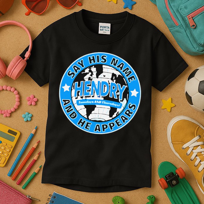 Say His Name And He Appears Joe Hendry Kids T-Shirt