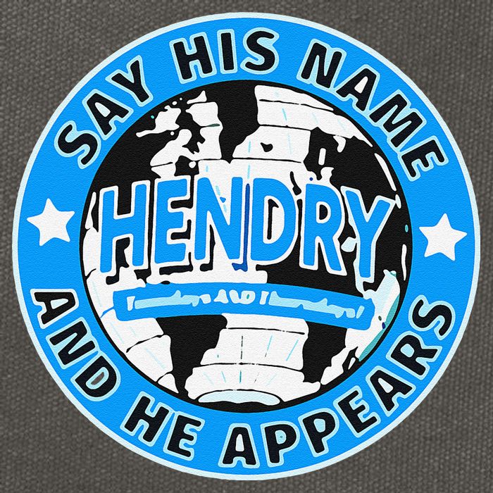 Say His Name And He Appears Joe Hendry Cotton Canvas Backpack