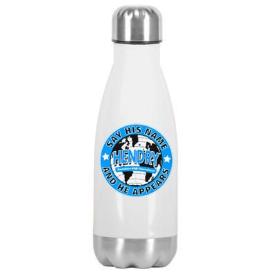 Say His Name And He Appears Joe Hendry Stainless Steel Insulated Water Bottle