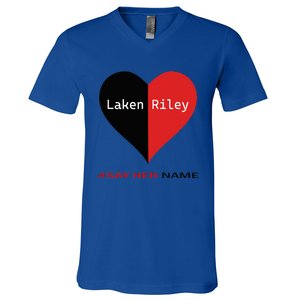 Say Her Name Laken Riley V-Neck T-Shirt