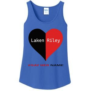 Say Her Name Laken Riley Ladies Essential Tank