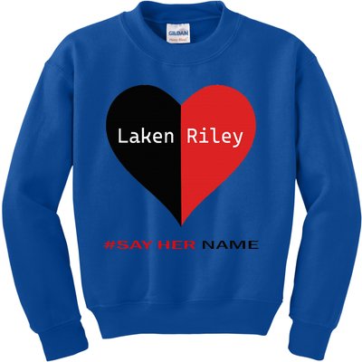 Say Her Name Laken Riley Kids Sweatshirt