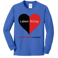 Say Her Name Laken Riley Kids Long Sleeve Shirt