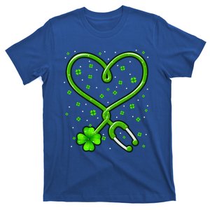 Shamrock Heart Nurse Patrick's Day Gift T-Shirt