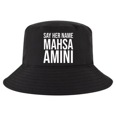 Say Her Name Mahsa Amini Cool Comfort Performance Bucket Hat