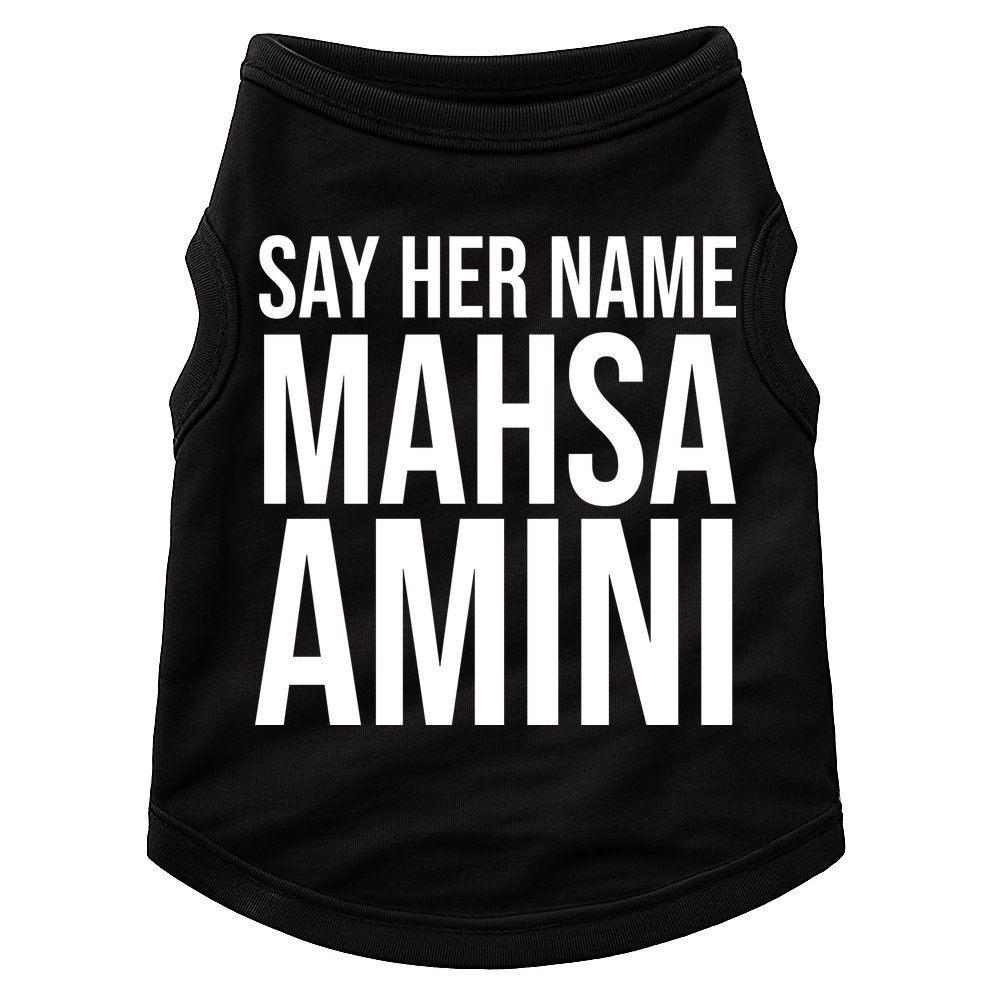 Say Her Name Mahsa Amini Doggie Tank