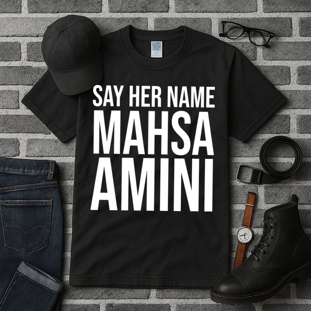 Say Her Name Mahsa Amini Tall T-Shirt