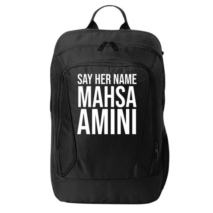 Say Her Name Mahsa Amini City Backpack