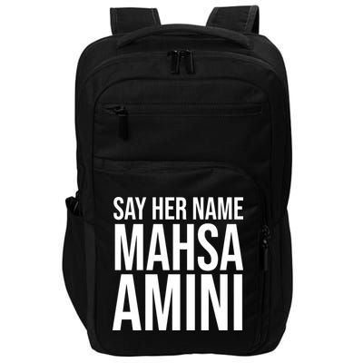 Say Her Name Mahsa Amini Impact Tech Backpack