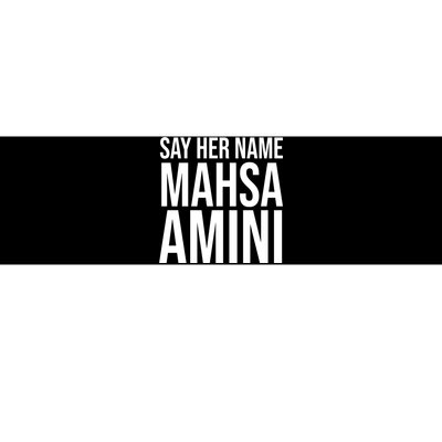 Say Her Name Mahsa Amini Bumper Sticker