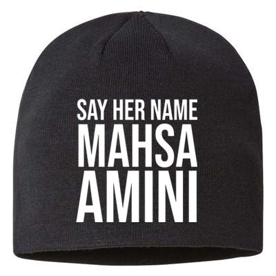 Say Her Name Mahsa Amini Sustainable Beanie