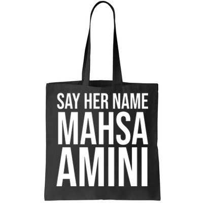 Say Her Name Mahsa Amini Tote Bag