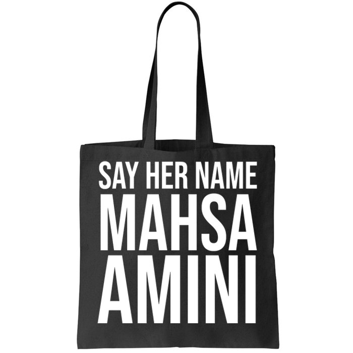 Say Her Name Mahsa Amini Tote Bag