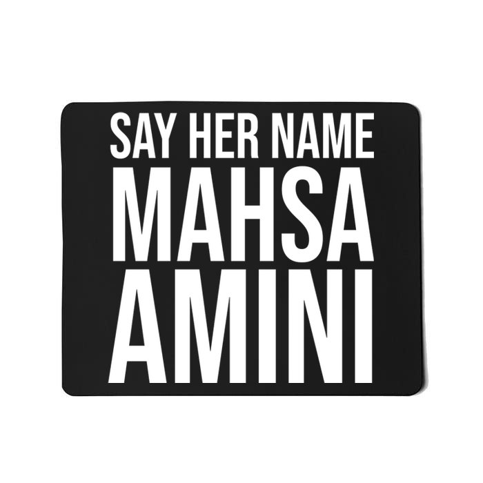 Say Her Name Mahsa Amini Mousepad