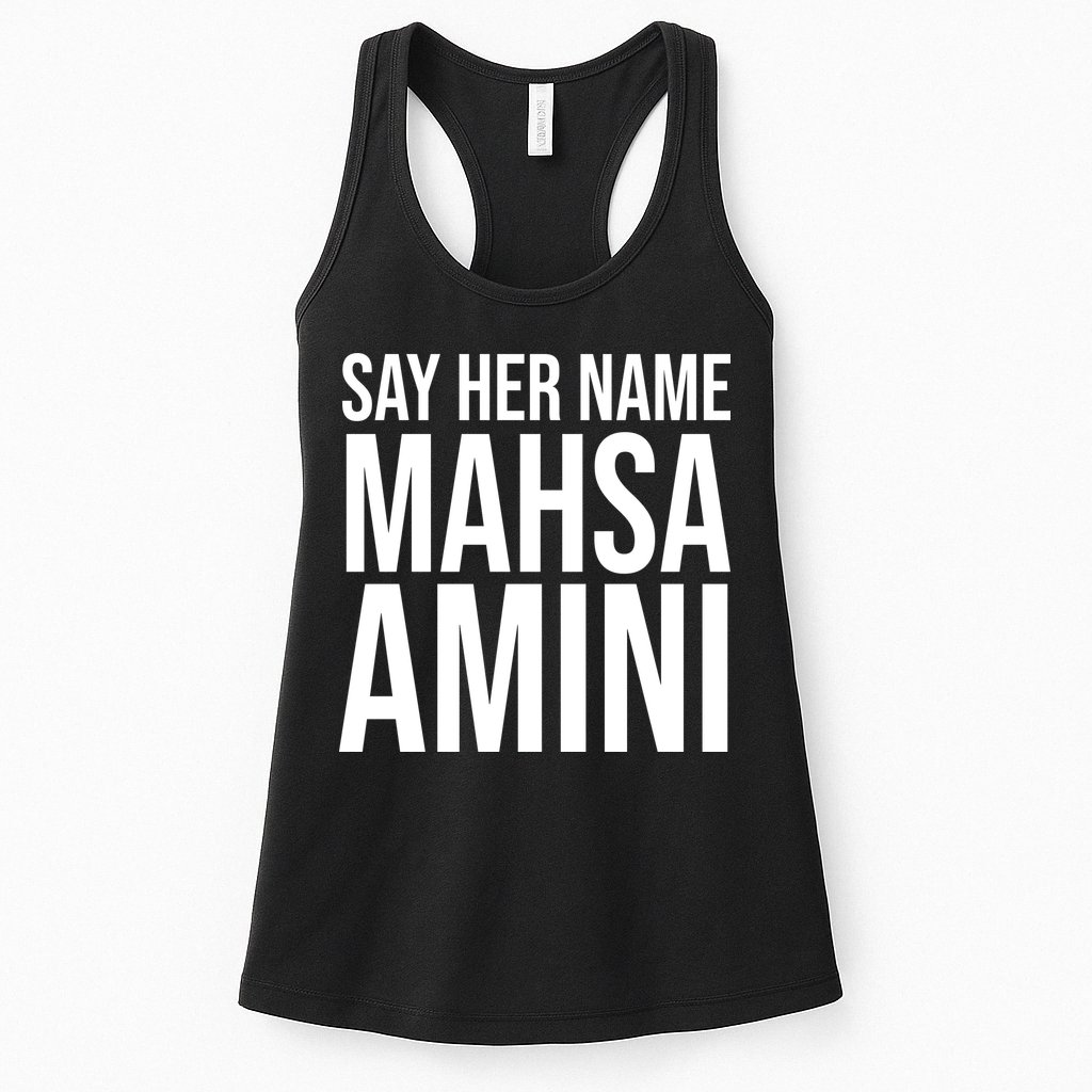Say Her Name Mahsa Amini Womens Tank Top