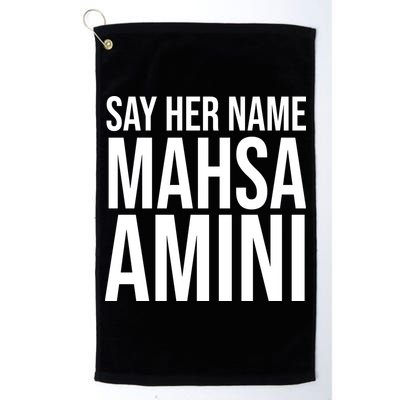 Say Her Name Mahsa Amini Golf Towel