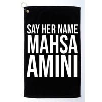 Say Her Name Mahsa Amini Golf Towel