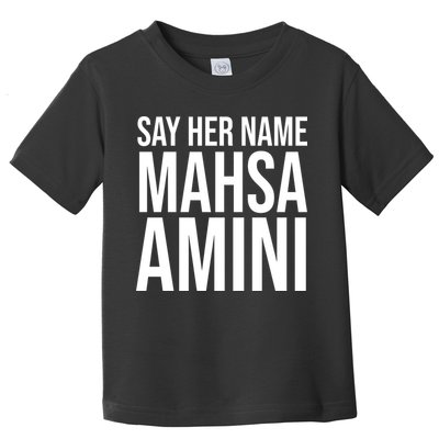 Say Her Name Mahsa Amini Toddler T-Shirt