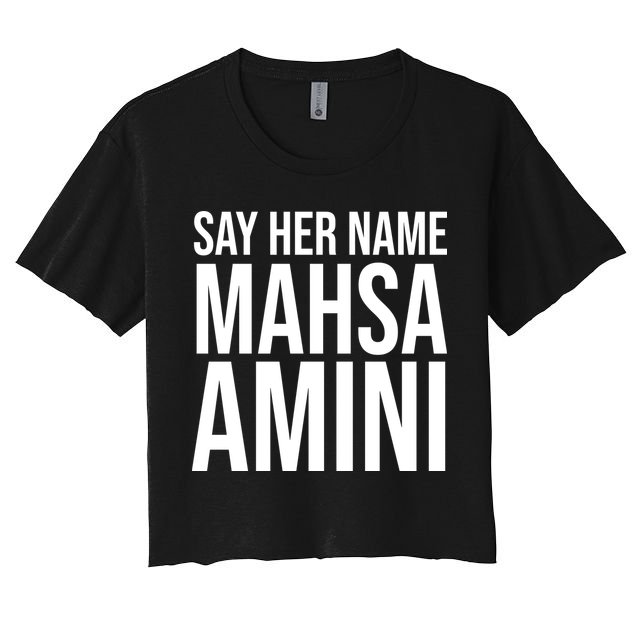 Say Her Name Mahsa Amini Crop Top