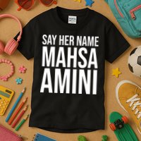 Say Her Name Mahsa Amini Kids T-Shirt