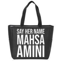 Say Her Name Mahsa Amini Zip Tote Bag