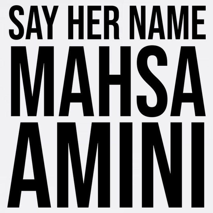 Say Her Name Mahsa Amini Garment-Dyed Sweatshirt
