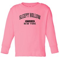 Sleepy Hollow New York Settled 1640 Toddler Long Sleeve Shirt