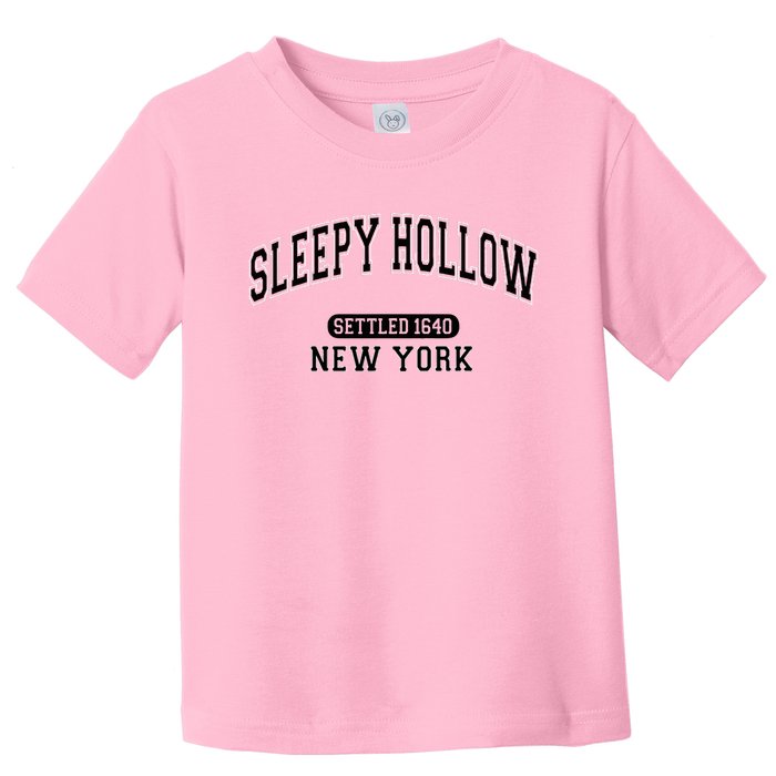 Sleepy Hollow New York Settled 1640 Toddler T-Shirt