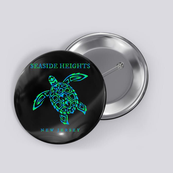 Seaside Heights New Jersey Sea Turtle Button