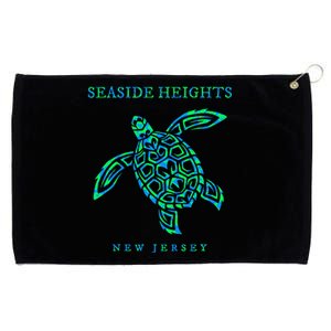 Seaside Heights New Jersey Sea Turtle Grommeted Golf Towel