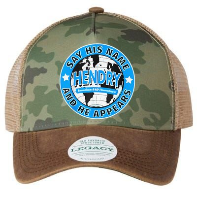 Say His Name And He Appears Joe Hendry Legacy Tie Dye Trucker Hat